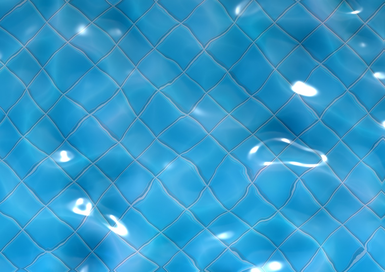 Clean pool waterline tile after calcium scale removal